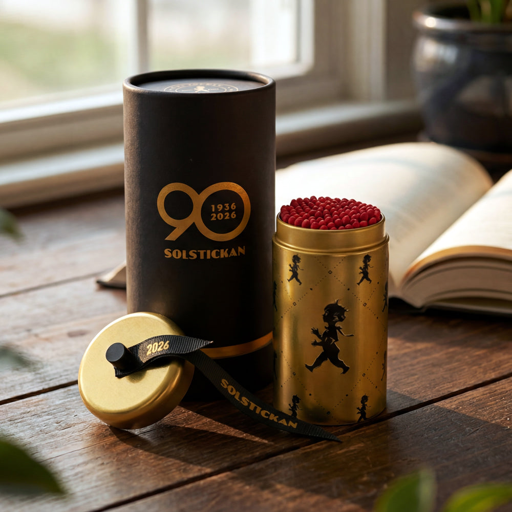 Tändsticksrör - Solstickan 90-årsjubileum (FÖRHANDSBESTÄLLNING)