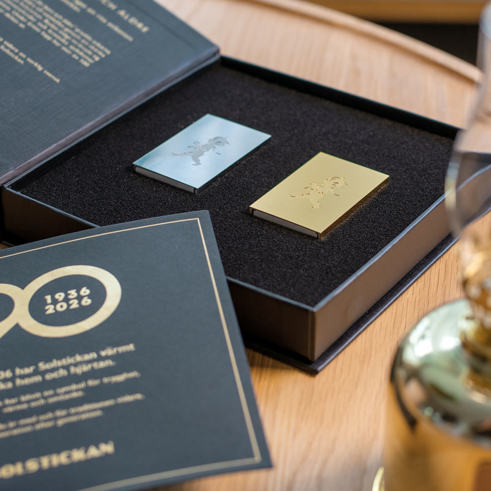 2 st Tändsticksfodral – Jubileumsbox