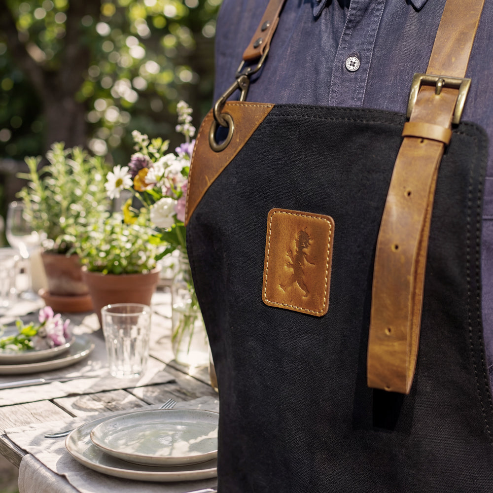 Grillförkläde Canvas - Svart