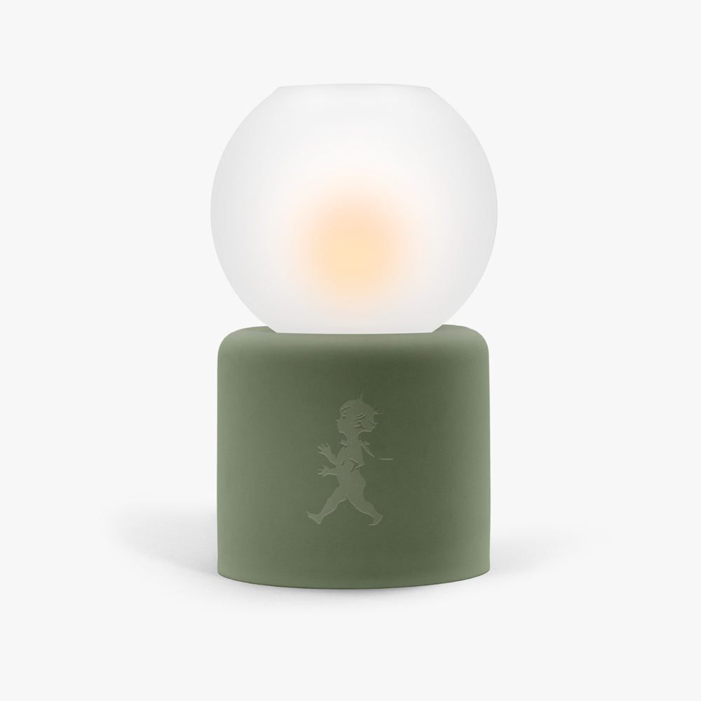 Värmeljuslykta Glob - Grön