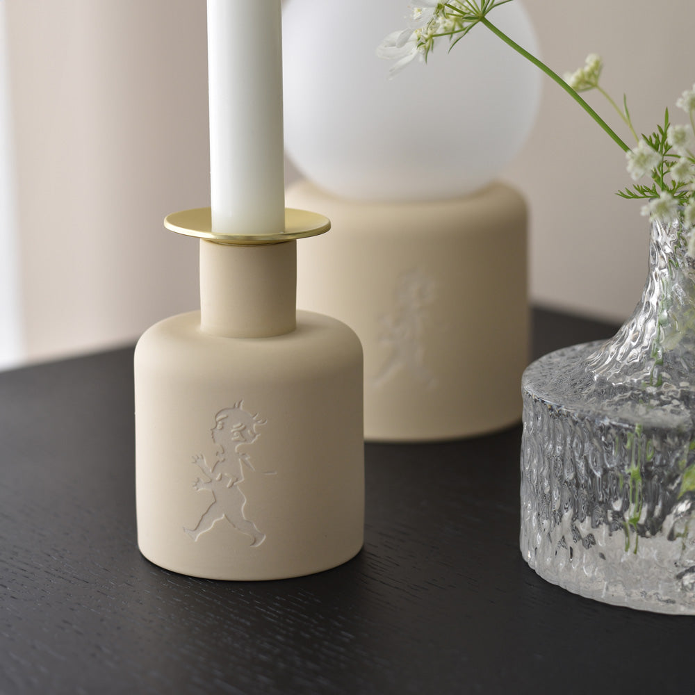 Keramikljusstake - Sand