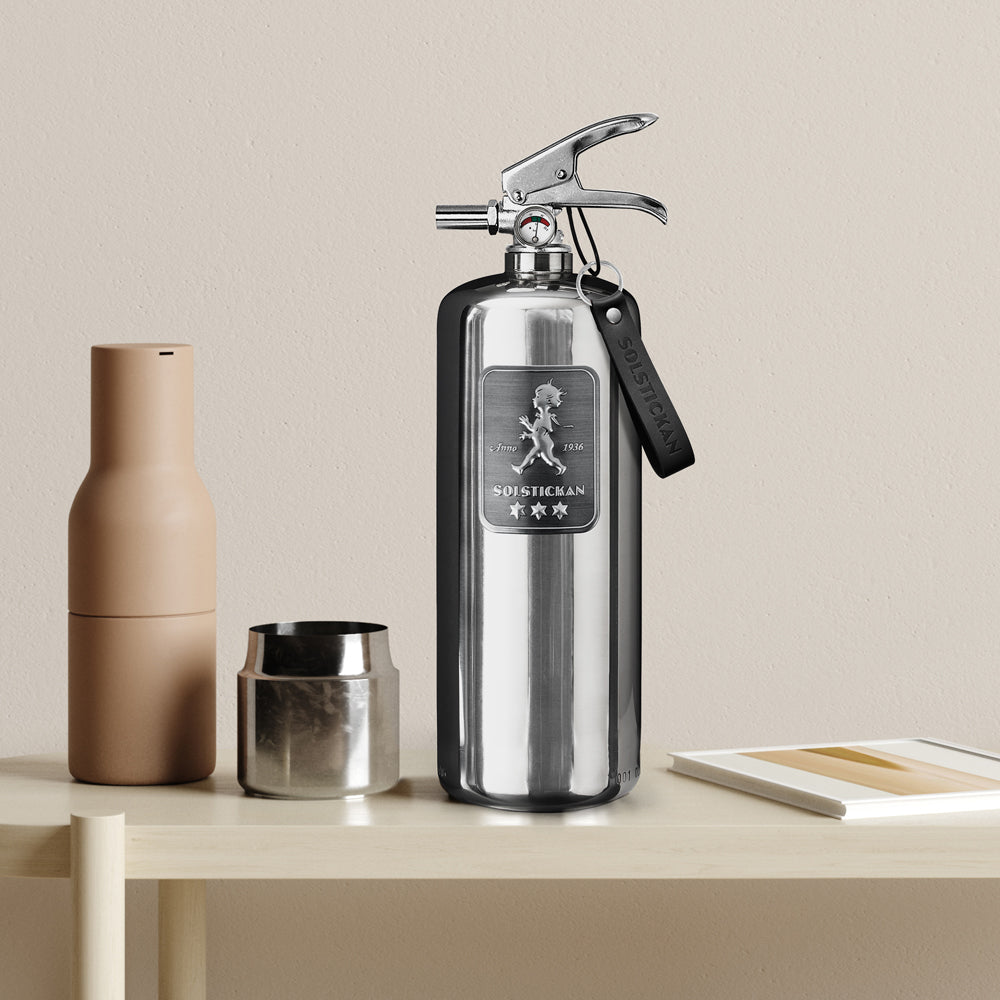 Brandsläckare 2 kg - Design Edition Steel