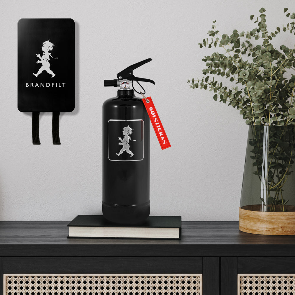 Brandsläckare 2 kg - Svart