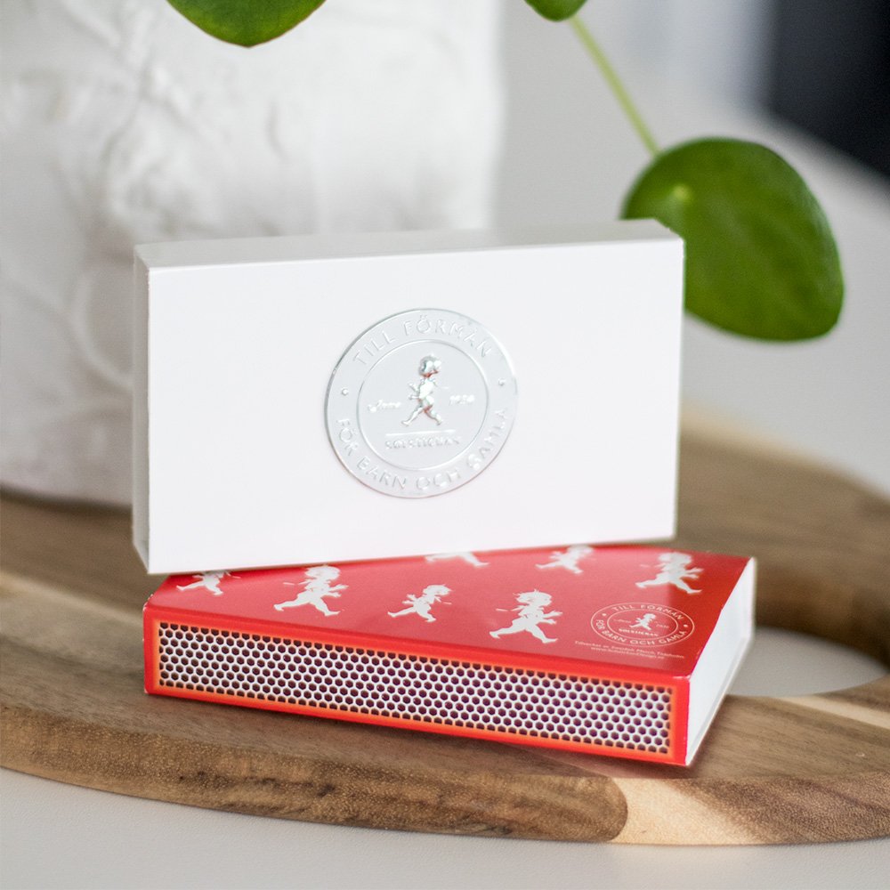 Tändsticksask – Vit