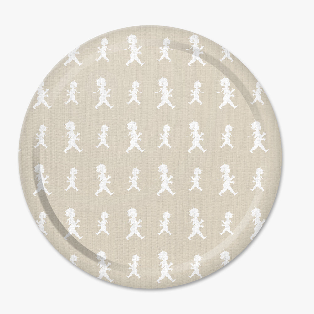 Bricka Rund - 38cm - Sand