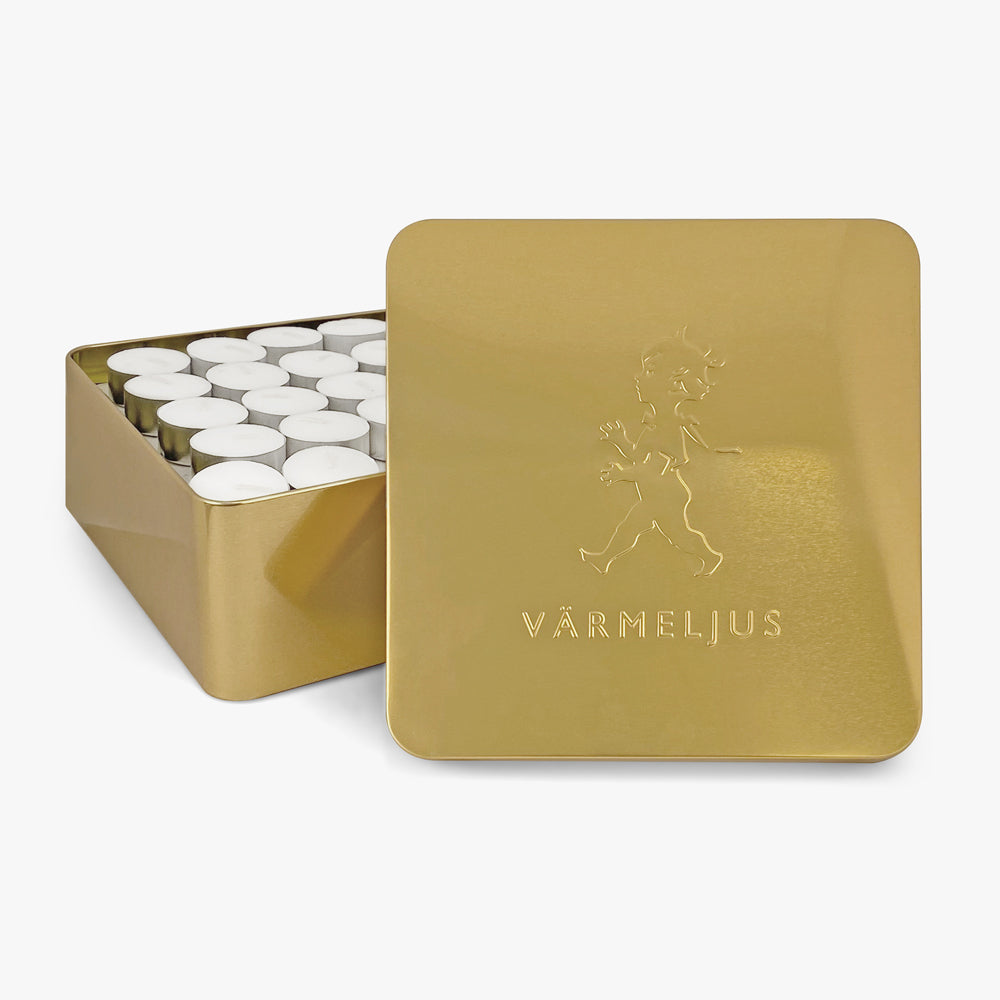 Värmeljuslåda Guld