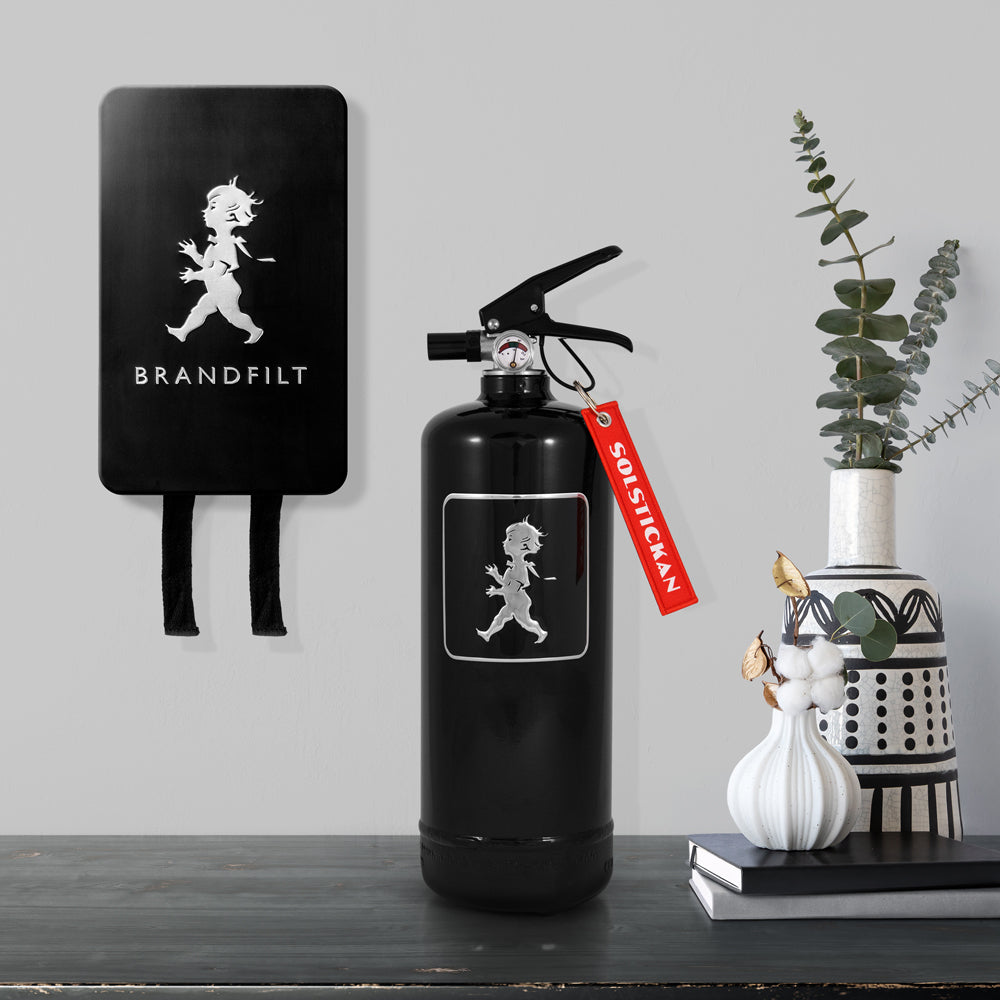 Brandsläckare 2 kg - Svart