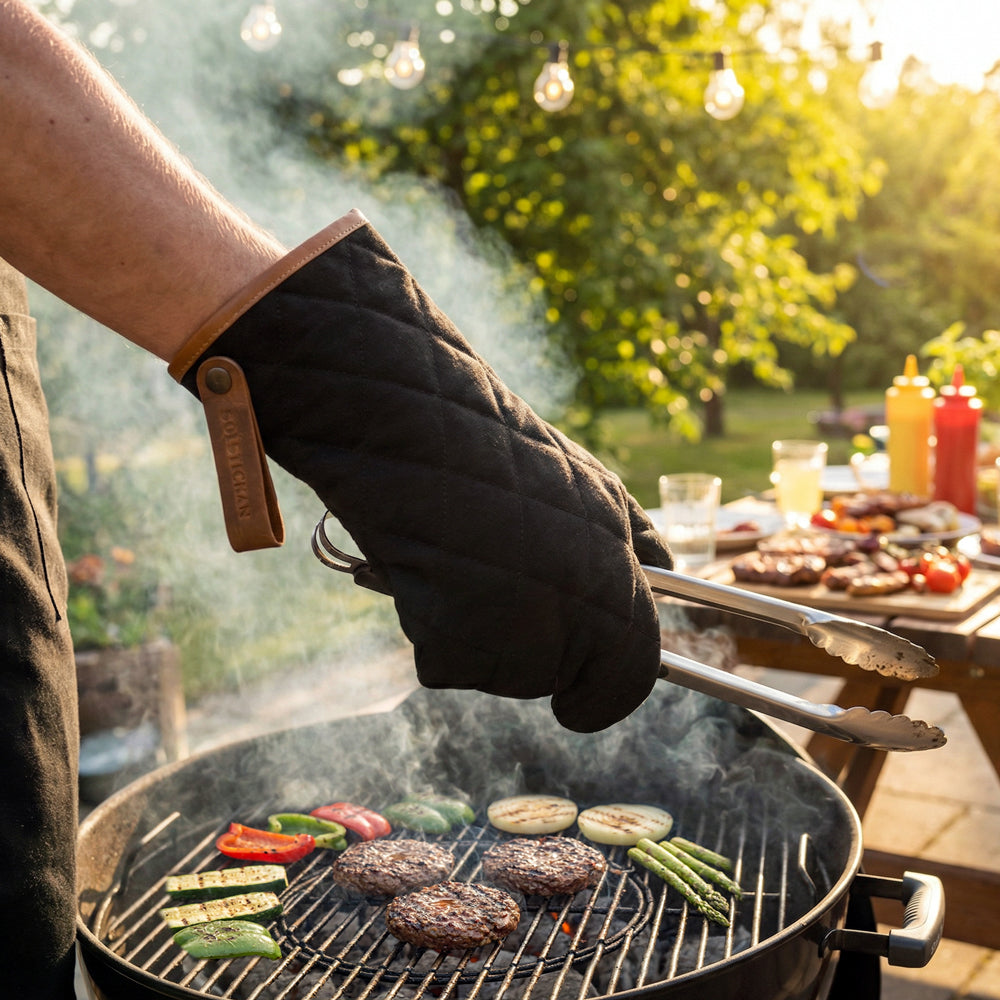 Grillvante Canvas - Svart