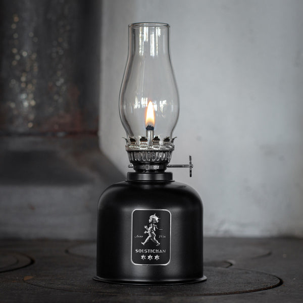 Fotogenlampa – Svart / Silver