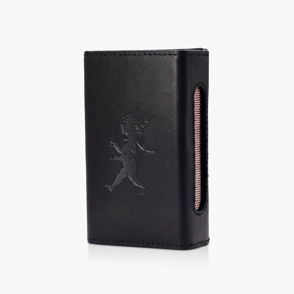 Tändsticksfodral Läder - Svart