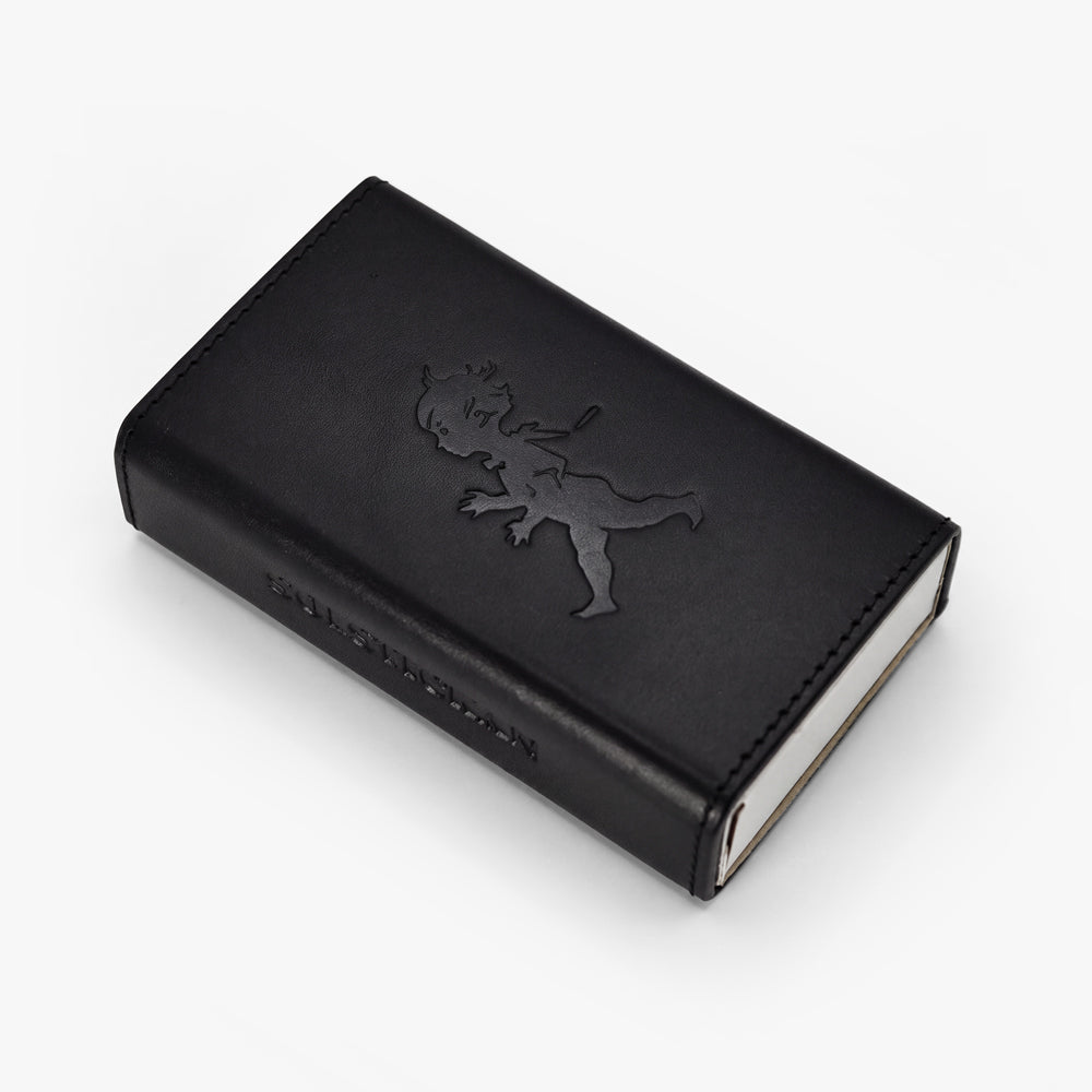 Tändsticksfodral Läder - Svart