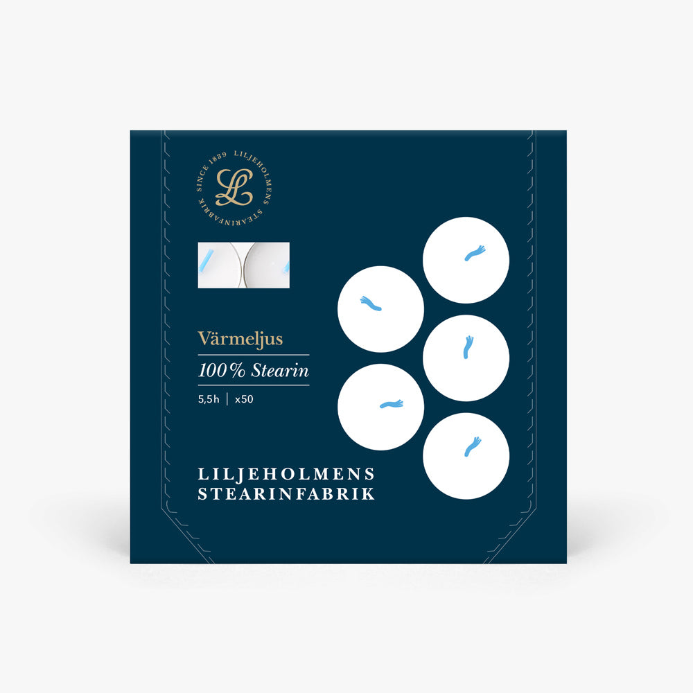 Värmeljus – 50-pack Liljeholmen