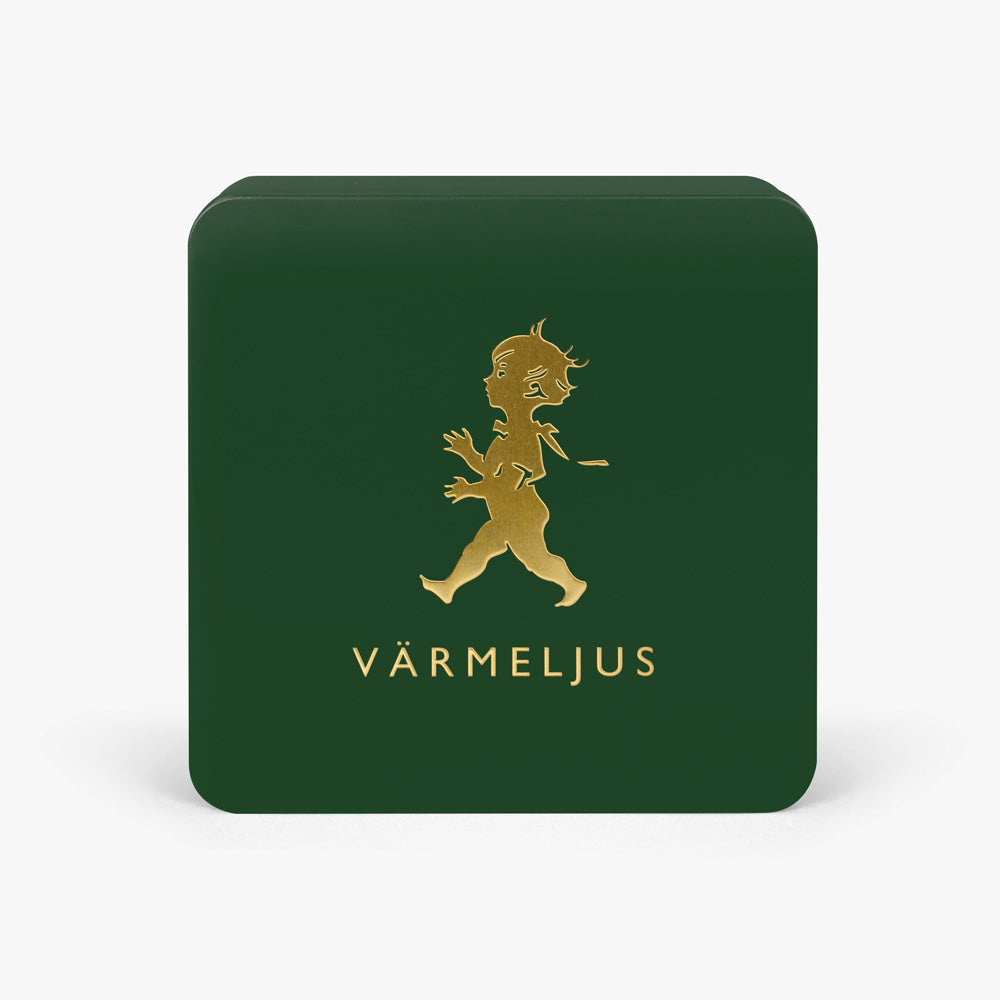 Värmeljuslåda Grön/Guld