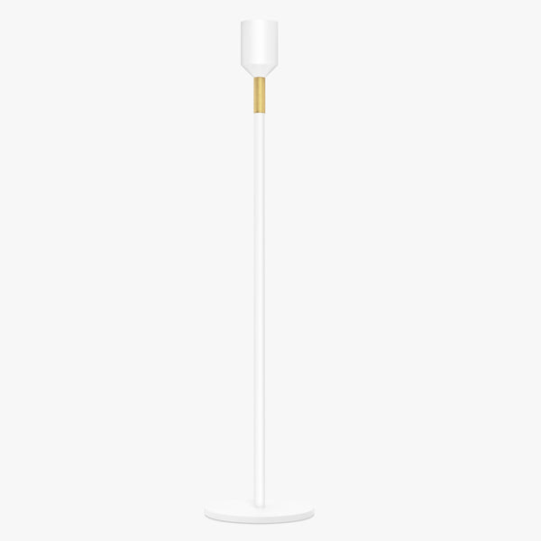 Ljusstake - Vit 34 cm